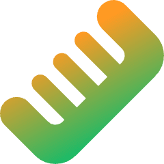 Comb Icon from Core Gradient Set