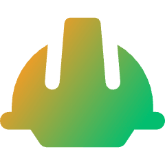 Construction Helmet 2 Icon from Core Gradient Set