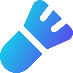 Make Up Brush Icon from Core Gradient Set