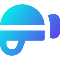 Mining Helmet Icon from Core Gradient Set