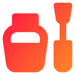 Nail Care Icon from Core Gradient Set