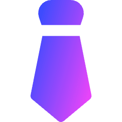 Necktie Icon from Core Gradient Set