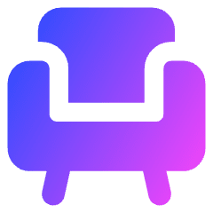 Chair 2 Icon from Core Gradient Set