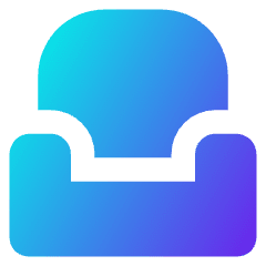 Sofa Icon from Core Gradient Set