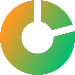 Donut Graph Icon from Core Gradient Set