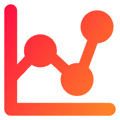 Graph Dot Icon from Core Gradient Set