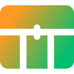 Treasure Chest Icon from Core Gradient Set