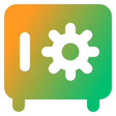 Safe Vault Icon from Core Gradient Set
