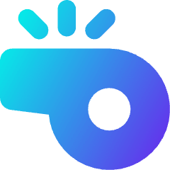 Whistle Icon from Core Gradient Set
