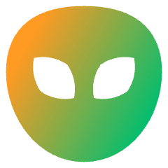Alien Icon from Core Gradient Set