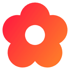 Flower Icon from Core Gradient Set
