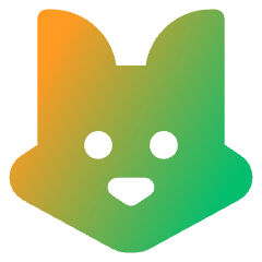 Fox Icon from Core Gradient Set