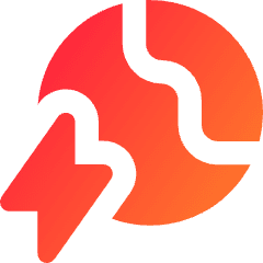 Geothermal Energy Icon from Core Gradient Set