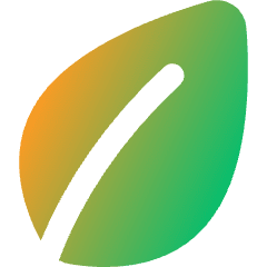 Leaf Icon from Core Gradient Set