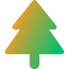 Pine Tree Icon from Core Gradient Set
