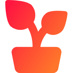 Potted Tree 2 Icon from Core Gradient Set