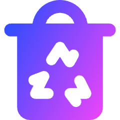 Recycle Bin Icon from Core Gradient Set