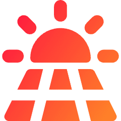 Solar Energy Icon from Core Gradient Set