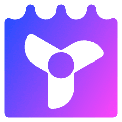 Tidal Energy Icon from Core Gradient Set