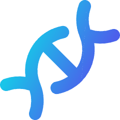 Dna Icon from Core Gradient Set