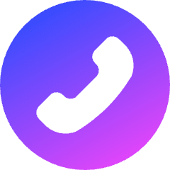 Phone Circle Icon from Core Gradient Set