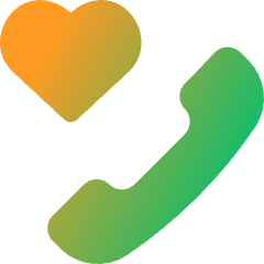 Phone Favorite Heart Icon from Core Gradient Set