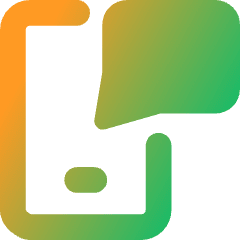 Phone Message Icon from Core Gradient Set