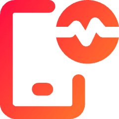 Phone Status Icon from Core Gradient Set