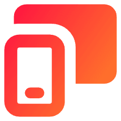 Phone Telephone Project Screen Icon from Core Gradient Set