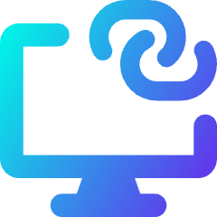 Desktop Personal Hotspot Icon from Core Gradient Set