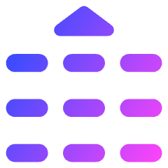 Phone Numpad Up Icon from Core Gradient Set
