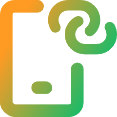 Phone Personal Hotspot Icon from Core Gradient Set