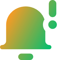 Notification Alarm 1 Icon from Core Gradient Set