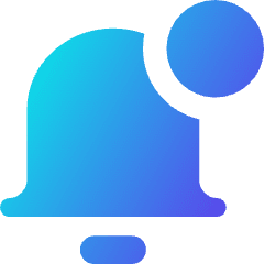 Notification Alarm 2 Icon from Core Gradient Set