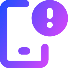 Notification Alert Icon from Core Gradient Set