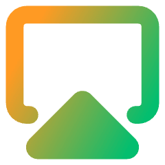 Screen Sharing Icon from Core Gradient Set