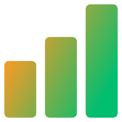Signal Full Icon from Core Gradient Set