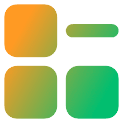 Application Remove Subtract Icon from Core Gradient Set