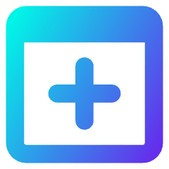 Browser Add Icon from Core Gradient Set