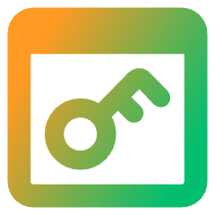 Browser Key Icon from Core Gradient Set