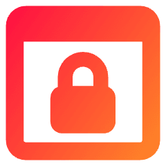 Browser Lock Icon from Core Gradient Set
