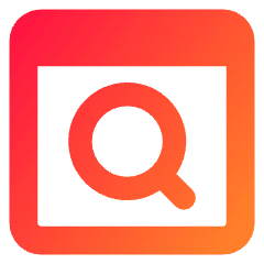 Browser Search Icon from Core Gradient Set