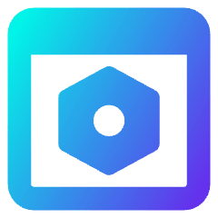Browser Setting Bolt Nut Icon from Core Gradient Set