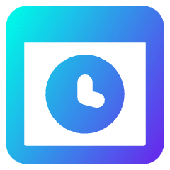 Browser Time Icon from Core Gradient Set