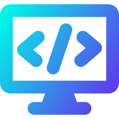 Code Monitor 1 Icon from Core Gradient Set