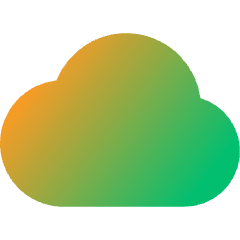 Cloud Icon from Core Gradient Set