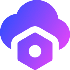 Cloud Setting Bolt Nut Icon from Core Gradient Set