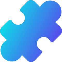 Module Puzzle 1 Icon from Core Gradient Set