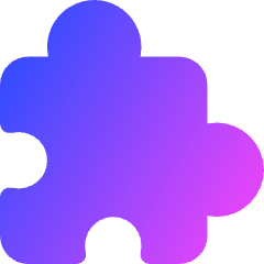 Module Puzzle 2 Icon from Core Gradient Set