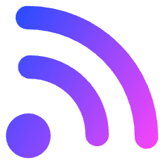 Rss Symbol Icon from Core Gradient Set